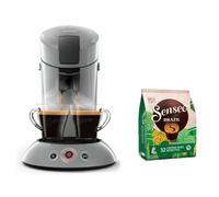 Machine à café dosette SENSEO ORIGINAL Philips HD6553/71, Booster d’arômes, 1, 2 tasses, Gris + 32 dosettes SENSEO Espresso Brazil