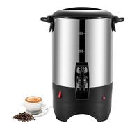 Machine à café électrique 5.5L avec 1000W Power, urne de café Commerciale avec Filtre Amovible et Couvercle, Distributeur de Boissons Chaudes idéal pour Les cafés et Les événements de Restauration