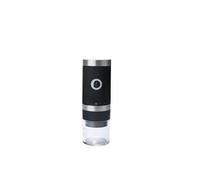 Machine à café électrique portable avec réglage, USB, couleur noire, 6,8x20,3 cm