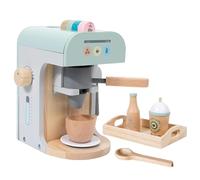 Machine à Café Enfant | Set de Jeu de Rôle Caféterie en Bois - Jouet Éducatif Apprentissage Maison Maternelle Garderie | Jeu D'Intérieur pour École Maternelle Anniversaire Fille Garçon