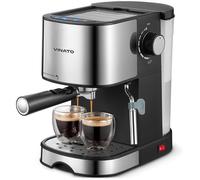 Machine À Café Espresso 15 Bar,Machine À Café Espresso Avec Mousseur À Lait Professionnel,Petite Machine À Café Espresso Pour Capp