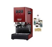 Machine à café espresso CLASSIC E24 CHERRY RED GAGGIA RI9481/12 (4 x 250g de café offerts)