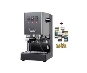Machine à café espresso CLASSIC E24 INDUSTRIAL GREY GAGGIA RI9481/16 (4 x 250g de café offerts)