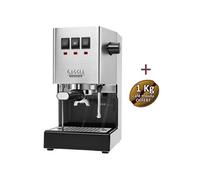Machine à café espresso CLASSIC E24 INOX GAGGIA RI9481/11 + 1 Kg de café moulu OFFERT