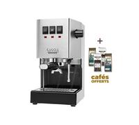 Machine à café espresso CLASSIC E24 INOX GAGGIA RI9481/11 (4 x 250g de café offerts)