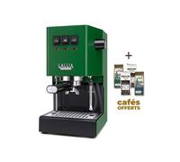 Machine à café espresso CLASSIC E24 JUNGLE GREEN GAGGIA RI9481/17 (4 x 250g de café offerts)