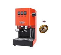 Machine à café espresso CLASSIC E24 LOBSTER RED GAGGIA RI9481/19 + 1 Kg de café moulu OFFERT