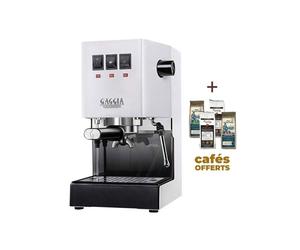 Machine à café espresso CLASSIC E24 POLAR WHITE GAGGIA RI9481/13 (4 x 250g de café offerts)