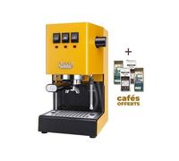 Machine à café espresso CLASSIC E24 SUNSHINE YELLOW GAGGIA RI9481/18 (4 x 250g de café offerts)