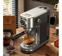 Machine à Café Espresso et Cappuccino semi-automatique HiBREW H10B 20 bars acier