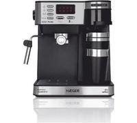 Machine à Café Espresso et Filtre HAEGER Multi Coffee - Réservoir 1.20L, Puissance 1450W, 15 bar Inox G