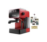 Machine à café ESPRESSO EVOLUTION LAVA RED GAGGIA EG2115/03 (4 x 250g de café offerts)