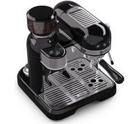 Klarstein Machine à café expresso 20 bar – 1,4 L, 1550W, moulin intégré, mousseur de lait