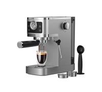 Machine à Café Express Power Espresso 20 Bar, 1350W Cafetière à Expresso, Cafetière et Machine à Cappuccino, Écran Tactile, Mousseur de Lait, Arrêt Automatique, 1.3L, Argenté Argenté