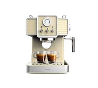 Machine à Café Express Power Espresso 20 Tradizionale Light Yellow. 1350W, Espresso et Cappuccino, 20 Bars et
