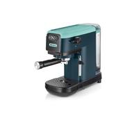 Machine à café expresso 1399 Light Aquamarine, pour poudre et dosettes ESE, 1300 W, capacité 1,1 L, pression 15 bars, filtre 1, 2 tasses et dosette