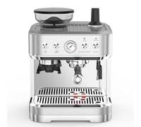 Machine à café expresso 15 Bars avec avec Broyeur,Cafetière expresso Semi-automatic en Inox avec Mousseur à Lait,température et volume de tasse réglables,2.3 L Réservoir amovible pour Cuisine,Bureau
