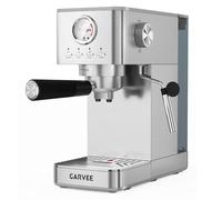 Machine à café expresso 20 Bars avec avec Broyeur,Cafetière expresso Semi-automatic en Inox avec Mousseur à Lait,température et volume de tasse réglables,1.4L Réservoir amovible pour Cuisine,Bureau