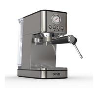 Machine à café expresso 20 Bars avec Broyeur,Cafetière expresso Semi-automatic en Inox avec Mousseur à Lait,température et volume de tasse réglables,1.7L Réservoir amovible pour Cuisine,Bureau