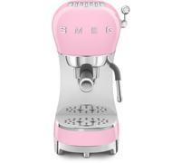 Machine à café expresso années 50 SMEG ECF02PKEU Rose