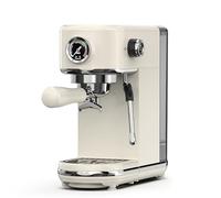 Machine à café expresso avec manomètre, machine compacte en acier inoxydable, baguette à vapeur réglable pour cappuccino et latte, parfaite pour barista à la maison