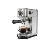 Machine à café expresso H10B pression d'extraction 20 bars réservoir d'eau amovible semi-automatique de 1,3 L argent