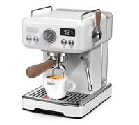 Machine à café expresso HIBREW H10Plus, 20 bars, semi-automatique, chauffe rapide, contrôle de la température, mousseur à vapeur pour cappuccino et latte, compacte en acier inoxydable