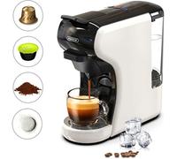 Machine à Café Expresso HiBREW H1A 1450W - Extraction 19 Bars - Cafetière à Capsules Multiples 4 en 1 Chaud/Froid