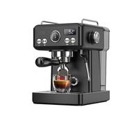 Machine à café expresso semi-automatique H10A Mousseur à lait à pression de 19 bars Température réglable Pichet de 350 ml Noir adamantin