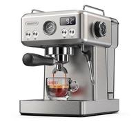 Machine à Café Expresso Semi-Automatique HiBREW H10A, Pression 19 Bars, Mousseur à Lait, Température Réglable, Pichet 350 ml