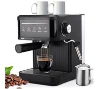 Machine à café Expresso semi-MK868-automatique - 20BAR - Mousse lait concentrée-1.5L-850w-écran tactile-Coupe simple double-noir
