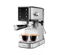 Ufesa Arona Machine à Café Expresso 1350W avec Écran Tactile Couleur, 20 Bars, Fonction Espresso Cool, Buse Vapeur Réglable, Réservoir d’Eau 1L, Porte-filtre Métallique, Design Compact, Café Froid