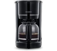 Severin Cafetière filtre KA4320 – 900W 1,4 L (10 tasses) anti-goutte filtre permanent amovible noir
