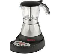 Girmi Cafetière électrique Moka MC23 – Programmable, 1–3 tasses, 400 W, Affichage LED, Aluminium