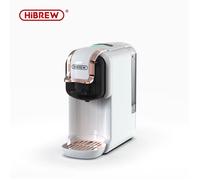 Machine à café HiBREW H2B 5 en 1 à capsules multiples, 20 bars, capsules DG Cappuccino NES, petites capsules ESE, café moulu, blanc