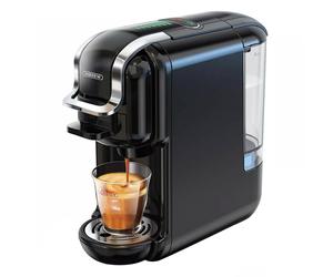 Machine à café HiBREW H2B 5-en-1 avec repère de niveau d'eau, machine à capsules 19 bars (chaud/froid), réservoir d'eau 600ml - Noir