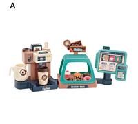 Machine À Café Légère, Jouet Maison De Jeu, Simulation D'Éclairage, Jouet De Jeu De Rôle Pour Filles