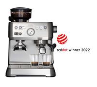 Machine a Café - Machine à Espresso et Cappuccino - Moulin à café ZERO STATIC™ intégré - Argent - Grind & Infuse Perfetta 1019