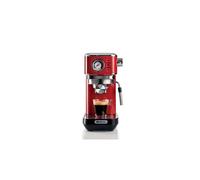 Ariete Machine à expresso 1381/33 – 1,1 L, 15 bar, manomètre, ESE, Rouge