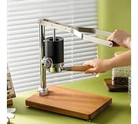 Machine à café manuelle portable avec levier de pression et jauge d'extraction pour expresso, cappuccino et latte