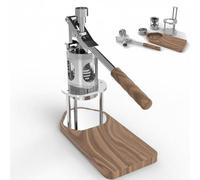 Machine à café manuelle portable, mini machine à expresso manuelle à levier avec manomètre, extraction 6-9 bars for la maison, les voyages, le camping, le bureau