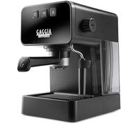 Machine à café manuelle style espresso et machine à cappuccino Gaggia - Noir - Mousseur à lait - Café moulu