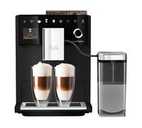 Machine à café - MELITTA - Latte Select F630-212 - Acier inoxydable - 1400 W - 1 8 l - Noir givré