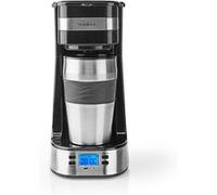 Nedis KACM310FBK Cafetière noir, argent minuteur