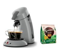 Machine à Café PHILIPS SENSEO HD6553/71 + 32 Dosettes Espresso Brazil - GRIS