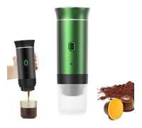 Machine à Café Portable 3 en 1, Compatible Capsules Grandes et Petites, Café Moulu, Mini Cafetière Électrique pour Voiture, Camping