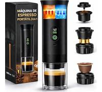 Machine à café portable compatible avec Nespresso Dolce Gusto et café moulu - Version améliorée 2026 - Coffe Machine - Machine à café portable universelle avec écran LED et plus de capacité