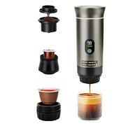 Machine a Cafe Portable Mini Machine à Café, 3 En 1 Machine à Café Avec USB, Capsules De Café Compatibles Et Poudre De Café, Idéal Pour Le Camping, Le Bureau Et La Randonnée