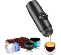 Machine à café portable - PZCC - Expresso de voyage - Pour voiture et camping - 12V - Compatible capsules Nespresso