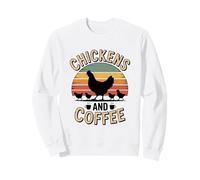 Machine à café Poules Amoureux Ferme Farm Homestead Hen Sweatshirt